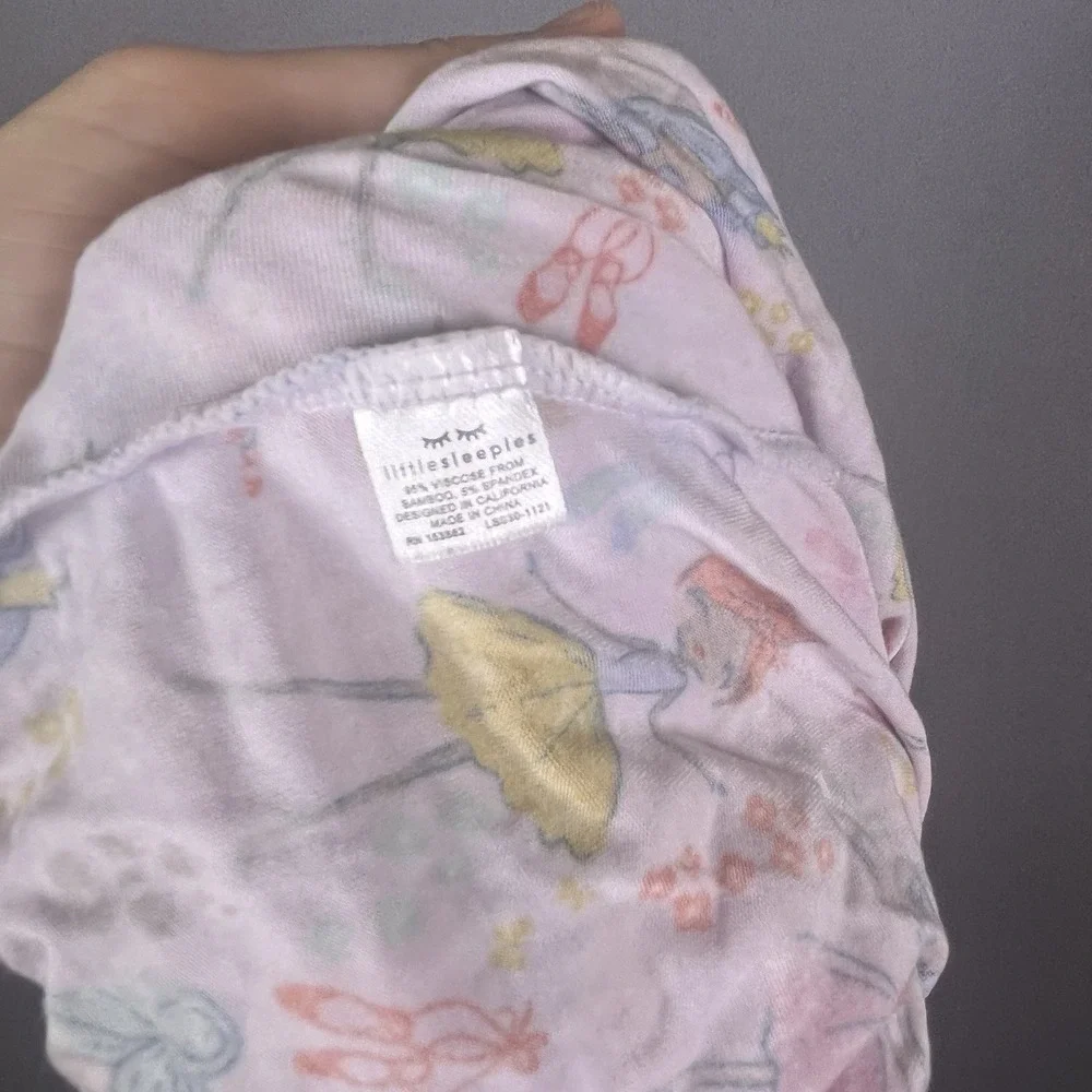 Little Sleepies Prima Ballerina Standard Fitted Crib Sheet Bamboo Viscose